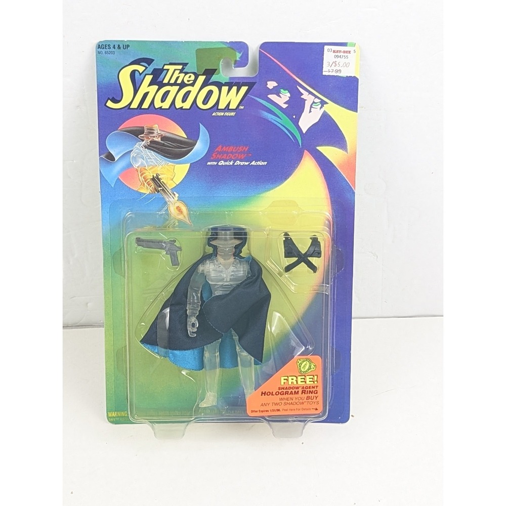 Kenner The Shadow Ambush Shadow Action Figure 1994 Boxed Quick Draw Gun Holster